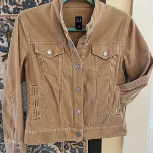 Gap tan corduroy jacket